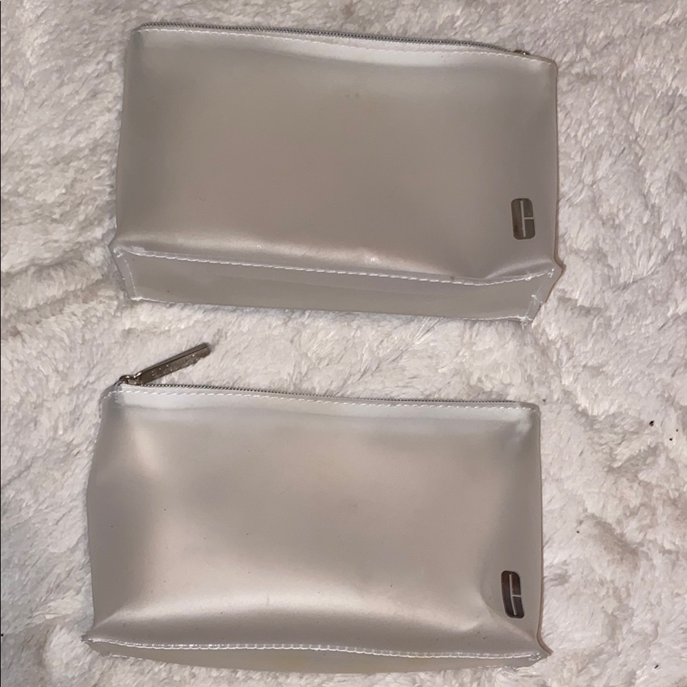 Clinique White Cosmetic Bags Set